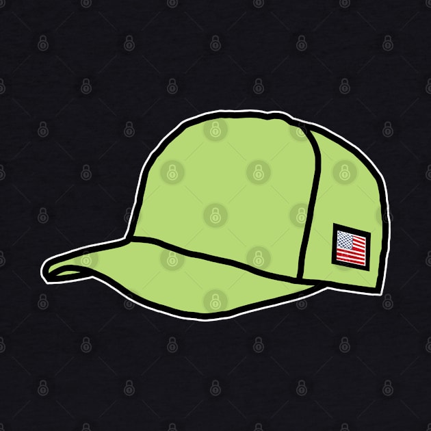 Trucker Hats Green Graphic by ellenhenryart